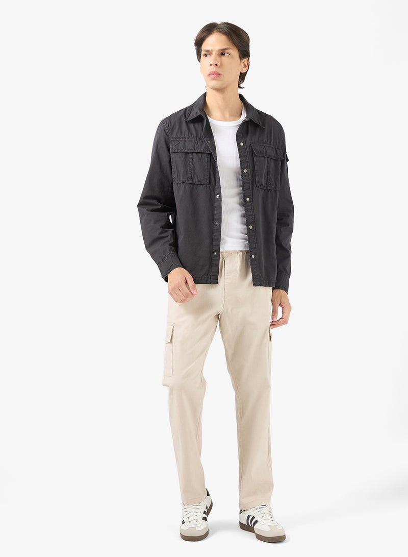 سفنتي فايف بنطلون كارجو بقصة ضيقة - Image 2