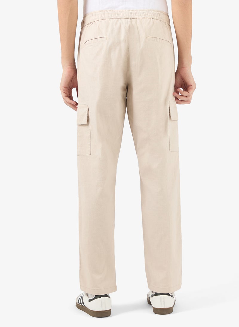 سفنتي فايف بنطلون كارجو بقصة ضيقة - Image 3