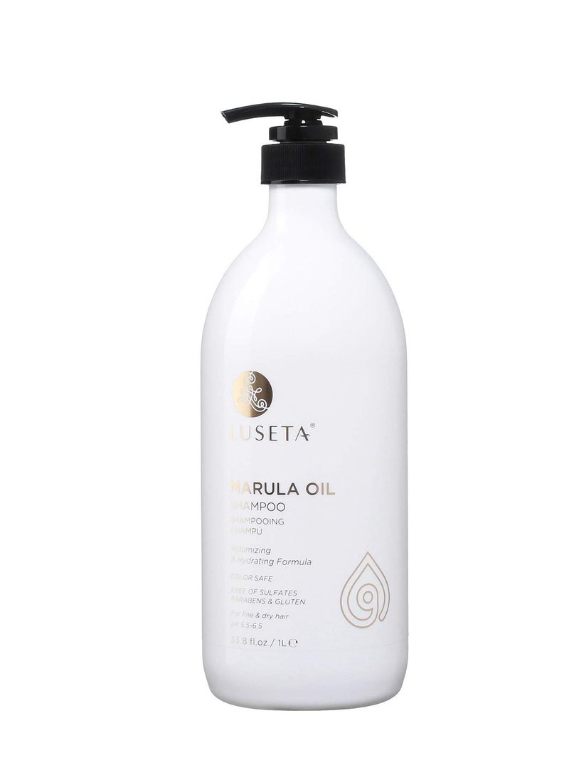 Luseta Luseta Marula Oil Hydrating Hair Shampoo - Salon Quality Shampoo that Cleanses, Protects, Nourishes and Conditions, Sulfate-free, 33.8oz 
