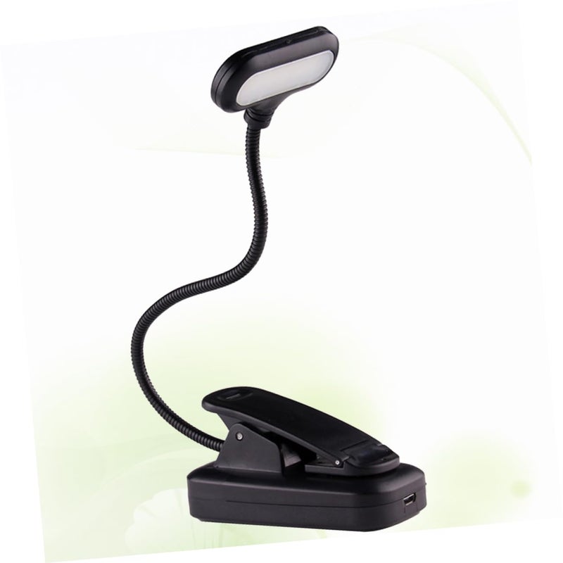 Adjustable USB Clip On Reading Light LED Desk Lamp For Study In Dark - Image 4