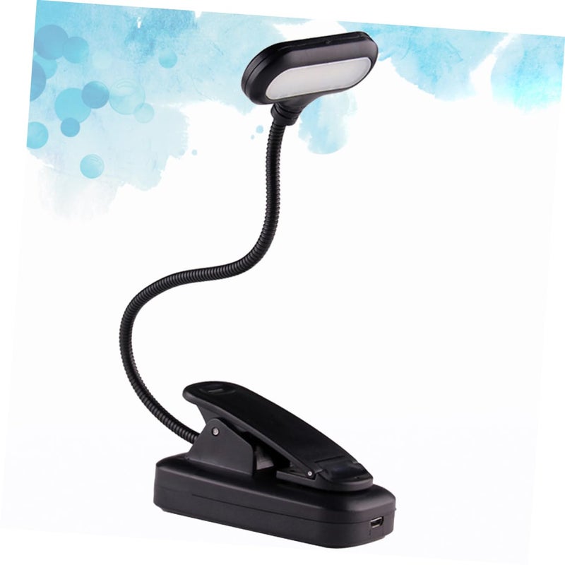 Adjustable USB Clip On Reading Light LED Desk Lamp For Study In Dark - Image 5