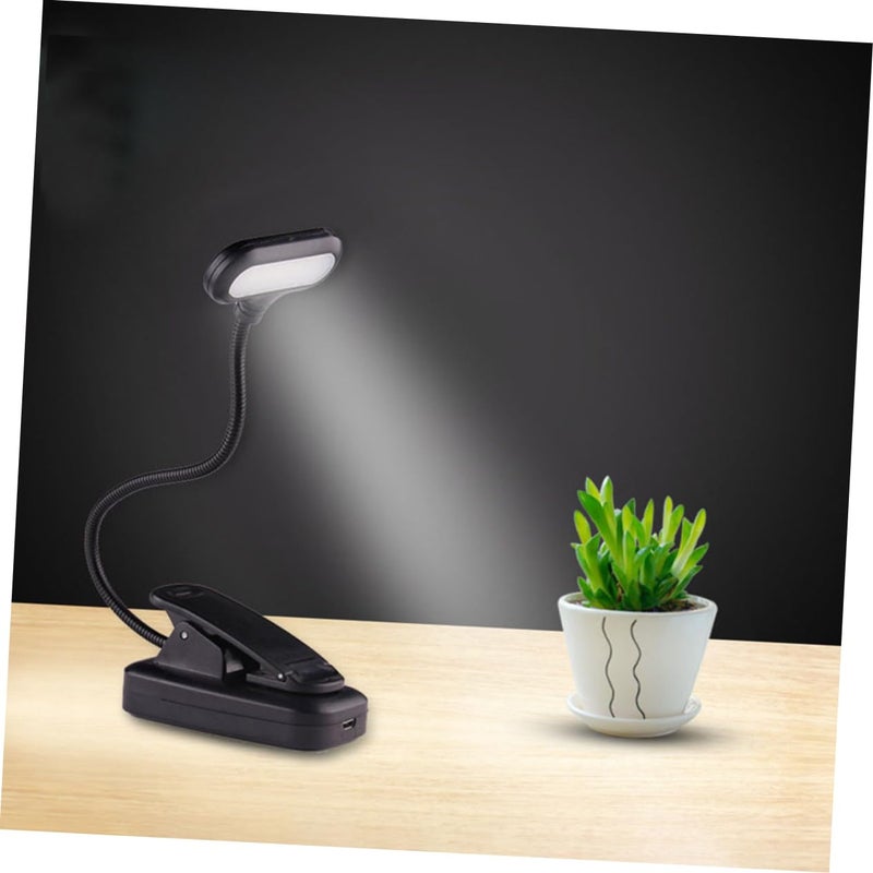 Adjustable USB Clip On Reading Light LED Desk Lamp For Study In Dark - Image 3