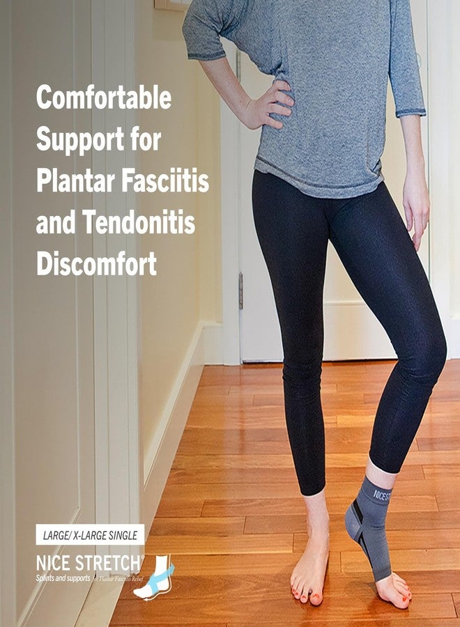 Brownmed Nice Stretch Plantar Fasciitis Sleeve - Compression Foot Sleeve for Arch & Heel Support- Large/X-Large - Image 2