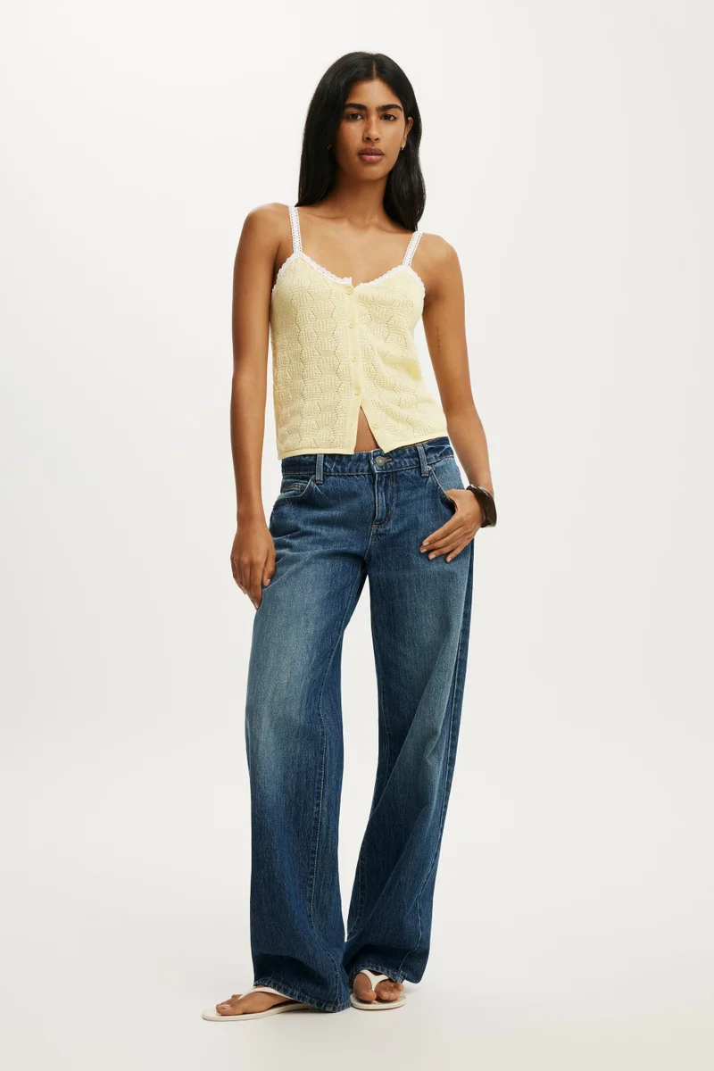 كوتون اون Knit Button Through Cami
