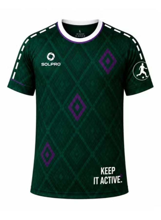 SOLPRO Football Fan Team Jersey for Men & Women | Saudi Printed Jersey - Image 2