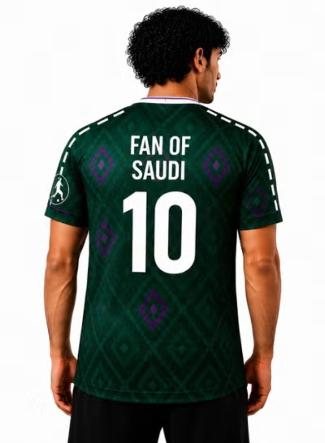 SOLPRO Football Fan Team Jersey for Men & Women | Saudi Printed Jersey - Image 3