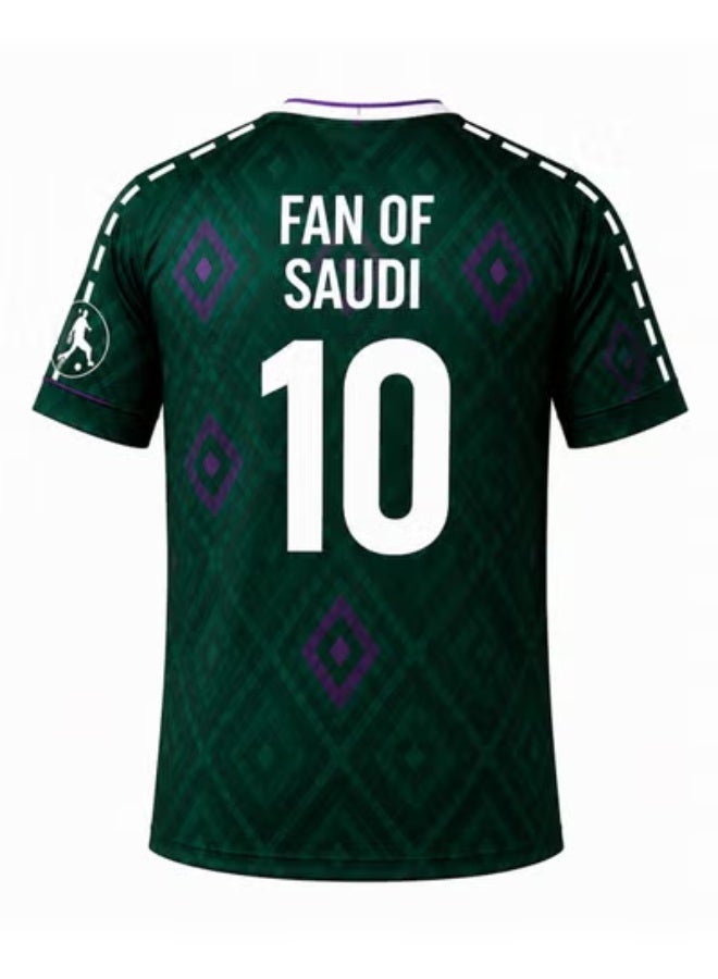 SOLPRO Football Fan Team Jersey for Men & Women | Saudi Printed Jersey - Image 4