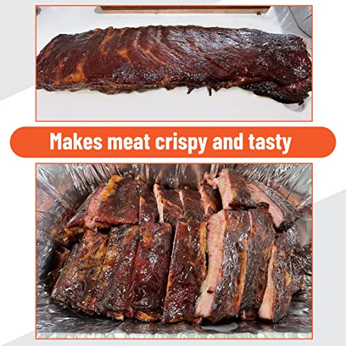 UNCO- Stainless Steel Rib Rack, Holds Up to 4 Full Racks of Ribs for Smoking, Smoker Rack for Grilling, Nonstick BBQ Rib Rack Stand Holder - Image 4