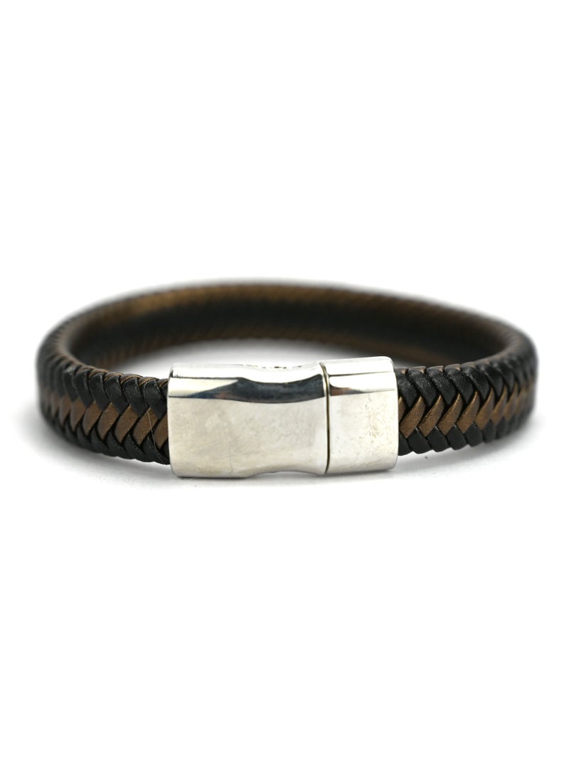 سوار للنساء / سوار أسود بني للنساء / هدايا عيد ميلاد لها / هدايا للنساء / سوار الصداقة / مجوهرات اليد للنساء / هدايا للفتيات - Image 2