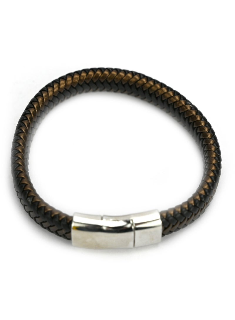 سوار للنساء / سوار أسود بني للنساء / هدايا عيد ميلاد لها / هدايا للنساء / سوار الصداقة / مجوهرات اليد للنساء / هدايا للفتيات - Image 1