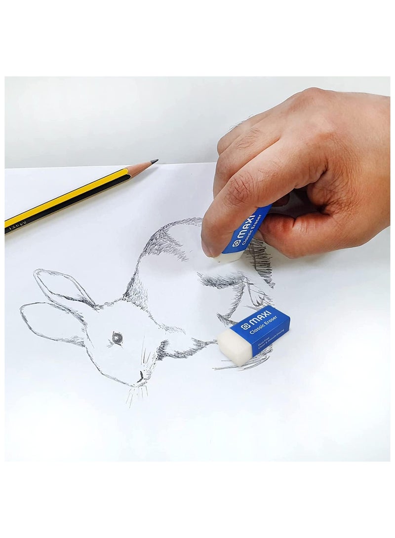 Maxi 6-Piece Medium Size Pencil Eraser - Image 2