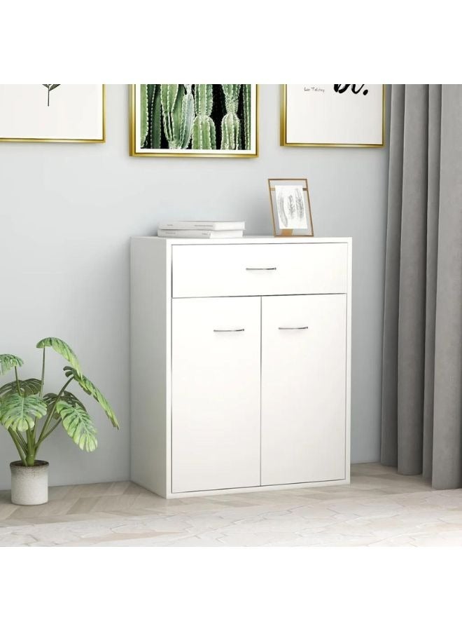 vidaxl vidaXL Sideboard White 60x30x75 cm Engineered Wood  - Image 1