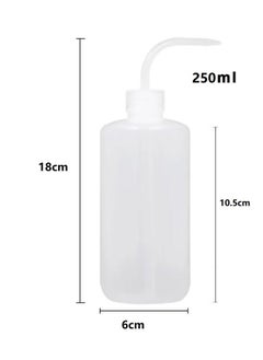 Y&D 2-Piece Plastic Bottle For Tattoo Wash White 250ml  - Image 5