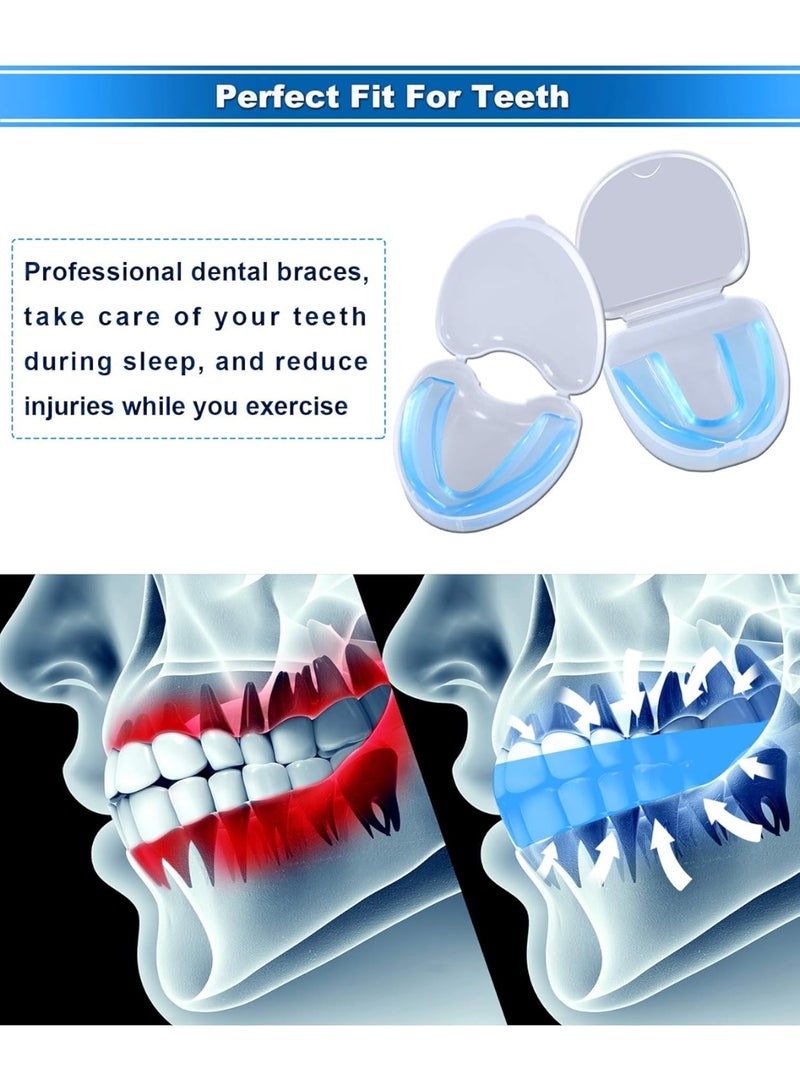 Sports Mouth Guard, 10PCS Multi-Color Moldable Gum Shield for Adults & Youth, BPA-Free Teeth Protector for Boxing, MMA, Rugby, Basketball, Karate, with Hygienic Storage Case - Image 3
