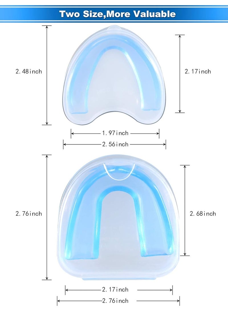 Sports Mouth Guard, 10PCS Multi-Color Moldable Gum Shield for Adults & Youth, BPA-Free Teeth Protector for Boxing, MMA, Rugby, Basketball, Karate, with Hygienic Storage Case - Image 2