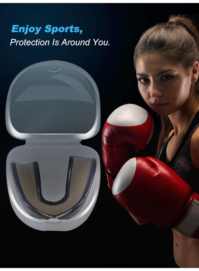Sports Mouth Guard, 10PCS Multi-Color Moldable Gum Shield for Adults & Youth, BPA-Free Teeth Protector for Boxing, MMA, Rugby, Basketball, Karate, with Hygienic Storage Case - Image 5