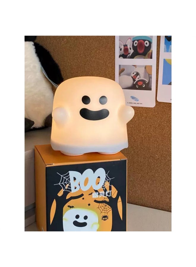 Loquat Ghost Night Light Charging Pat Light Timing Smart Sleeping Light Funny Atmosphere Light Decorative Table Lamp Home-Color:Ah Ah 5w - Image 5