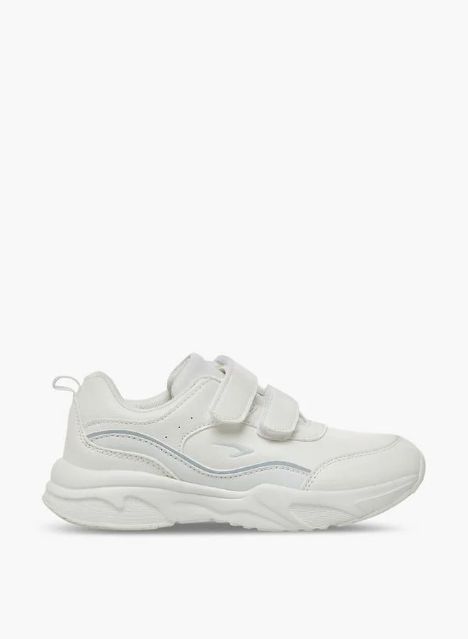 داش Unisex Panelled Hook & Loop School Shoes