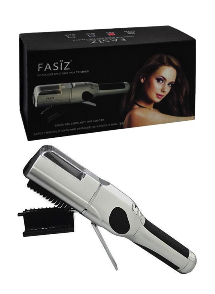 Fasiz Electric Cordless Remover Damaged hair ends trimmer Hair Clipper Silver - Image 2