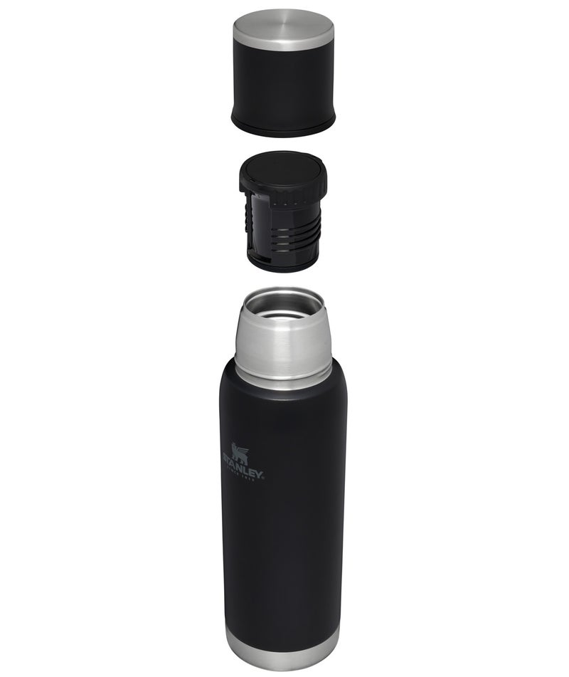 Stanley 750ml / 25oz - 18/8 Stainless Steel - To-Go Vacuum Flask - Black - Image 2