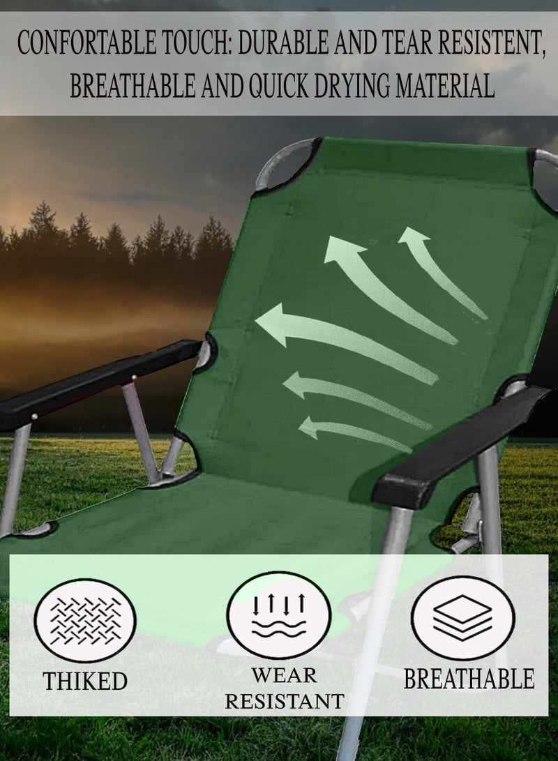 توشيونيكس كرسي قابل للطي للاستخدام الداخلي والخارجي متعدد الاستخدامات، مقعد قابل للطي وخفيف الوزن وموفر للمساحة مثالي للفناء الخلفي والحديقة والحديقة والفناء والشاطئ والنزهة وصيد الأسماك والسفر والرياضة ومناسبات المهرجانات - سريع الإعداد وسهل الحمل - Image 4
