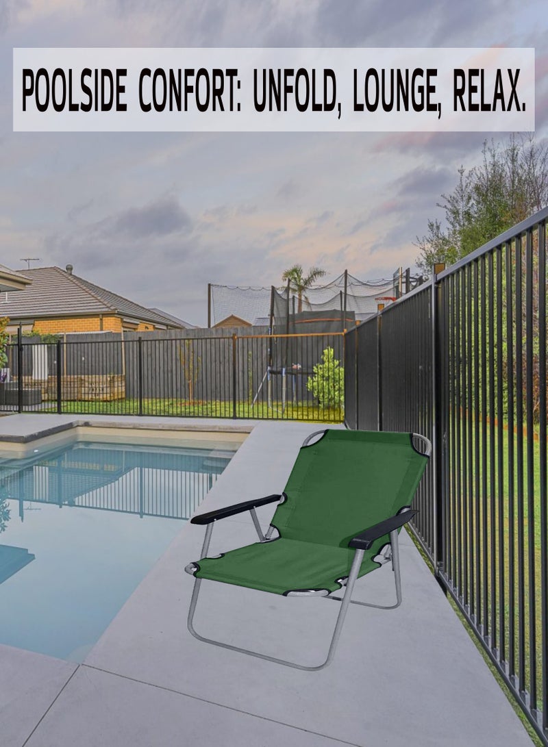 توشيونيكس كرسي قابل للطي للاستخدام الداخلي والخارجي متعدد الاستخدامات، مقعد قابل للطي وخفيف الوزن وموفر للمساحة مثالي للفناء الخلفي والحديقة والحديقة والفناء والشاطئ والنزهة وصيد الأسماك والسفر والرياضة ومناسبات المهرجانات - سريع الإعداد وسهل الحمل - Image 5