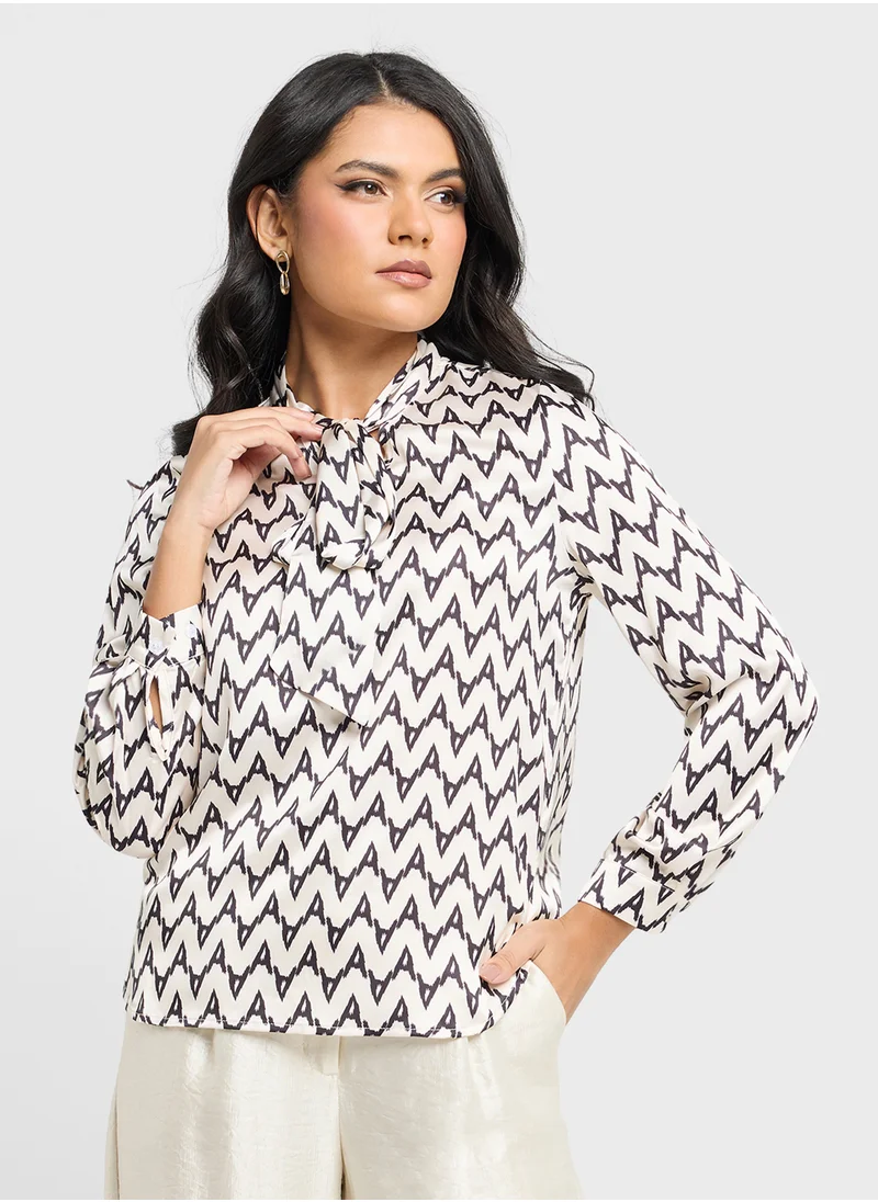 ايلا Printed Blouse