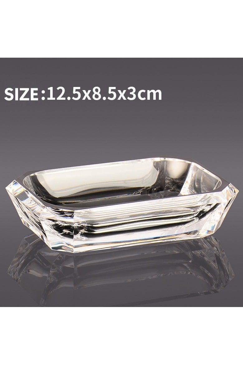 Bathroom Accessories Set,4 Piece Acrylic Bathroom Accessory Set,Lotion Dispenser,Soap Dish,Toothbrush Holder,Tumbler,Countertop Vanity Organizer,Bathroom Decor Set(Brushed Black) - Image 4