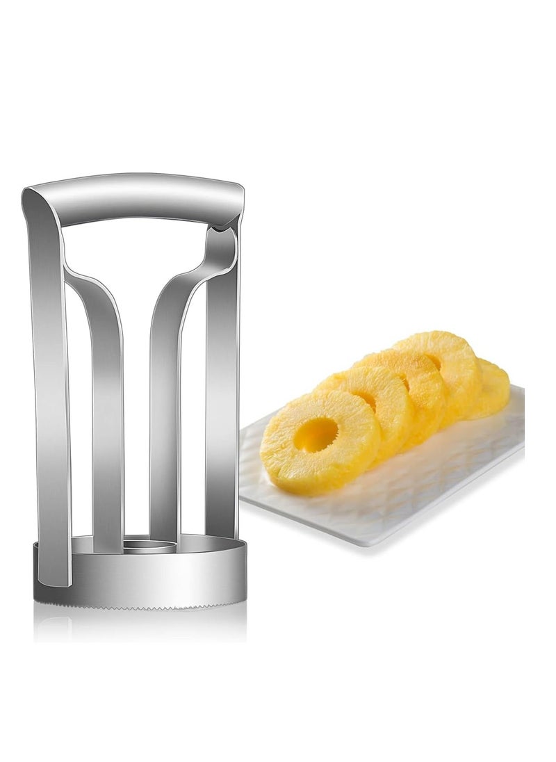 Oasisgalore Large Stainless Steel Pineapple Corer and Peeler - Easy Kitchen Tool  - Image 1