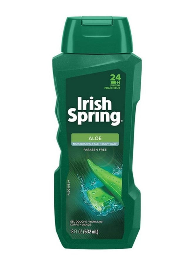 Irish Spring Aloe Moisturizing Face+Body Wash 532 ml  - Image 1