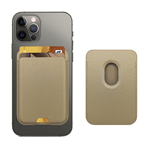 iLodn Magnetic Wallet Compatible with MagSafe for iPhone 17 16 15 14 13 12 Pro Max Air Plus Model, Mag 3 Safe Card Holder Stick on Accessories for Cell Phone & Case, Aureate - Image 1