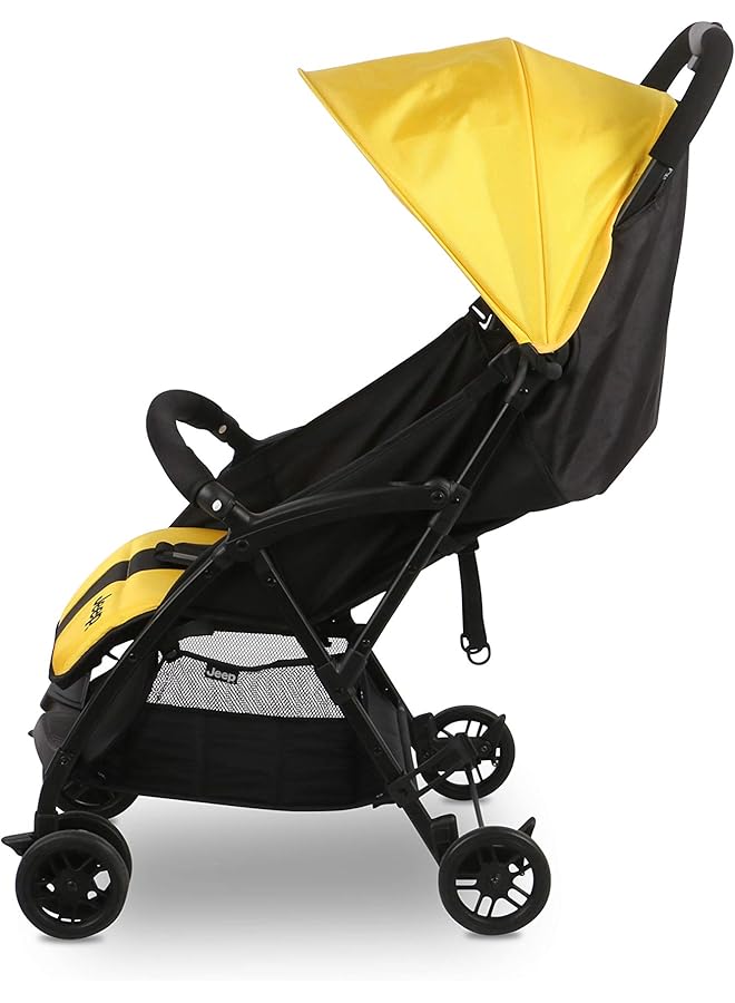 Delta CHILDREN Jeep Compact Air Stroller Yellow - Image 2