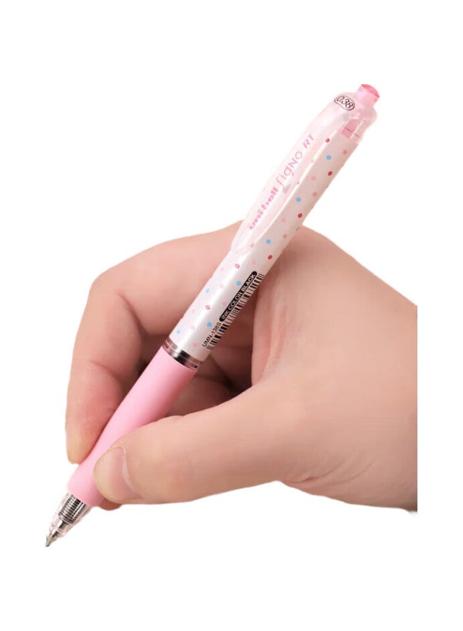 Uni Mitsubishi Umn-138S Retractable Black Gel Pen, Stylish 0.38Mm Black Pen, Signature Pen For Business And Students, Water-Based Pen, 1 Piece - Image 2
