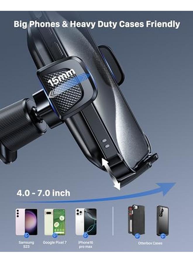 erorex Car Phone Holder 2024 Air Vent Phone Holder For Cars Iphone Car Holder Double Lock Metal Hook Super Stable Big Phone Friendly For Iphone 15 14 13 12 11 Pro Max Samsung S23 S22 S21 Pixel Etc  - Image 3