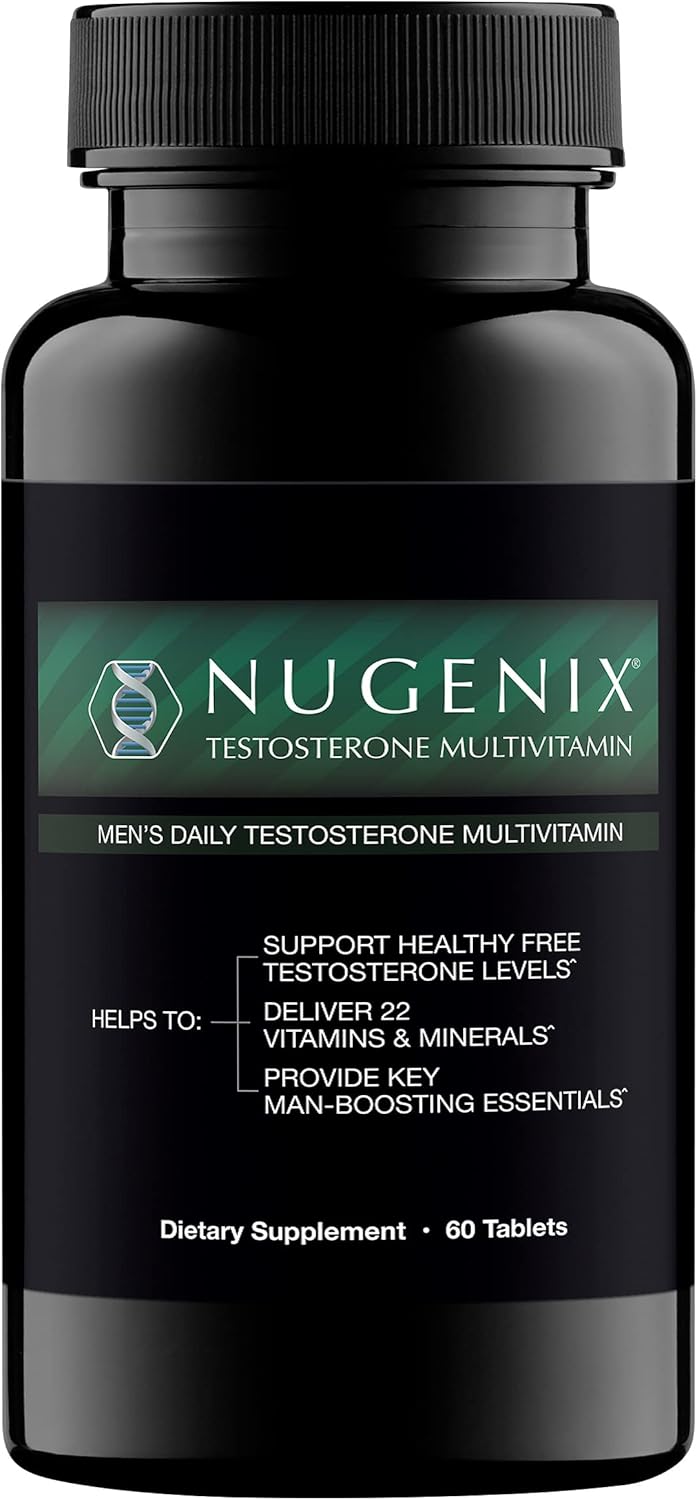 Nugenix Mens Daily Testosterone Multivitamin  19 Vitamins and Minerals Supports Free Testosterone - Image 1