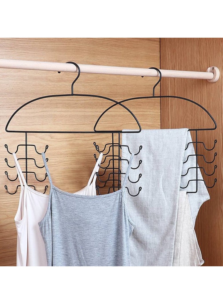 2 Chrome Plated Steel Tank Top, Bra and Swimsuit Hanger  - Image 2