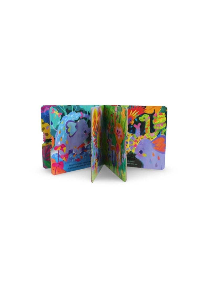 Igloo Books "Magic Jungle Spin the Wheel to Change the Colors!" Board Book - Image 2