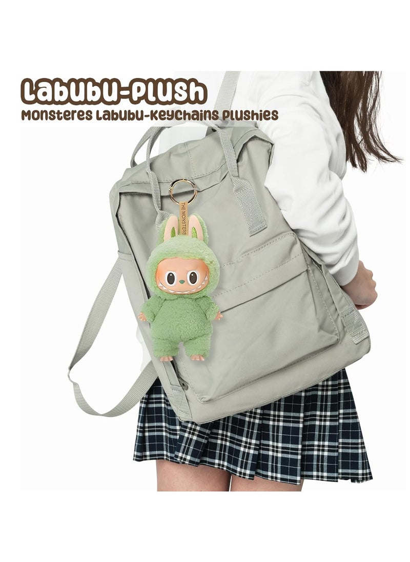 Labubu Plush Keychain, Labubu Monster Keychain, Labubu Toy, Labubu Doll, Labubu Plush Toy, Labubu Toys, Labubu Plushies, Suitable Gifts for Boys and Girls (1Green)  - Image 4