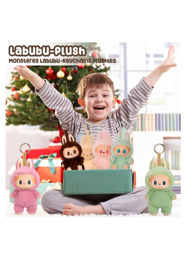 Labubu Plush Keychain, Labubu Monster Keychain, Labubu Toy, Labubu Doll, Labubu Plush Toy, Labubu Toys, Labubu Plushies, Suitable Gifts for Boys and Girls (1Green)  - Image 5