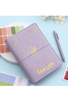 Y&D Budget Binder Planner A6 Pu Leather Notebook Clear Pockets 12 Pcs Expense Sheets Various Sticker Labels Saving For Budgeting  - Image 2