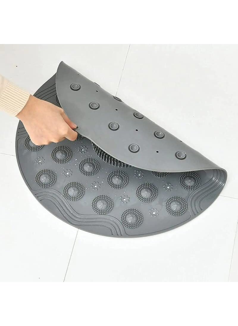 Prostuff.in Prostuffin Silicone Bath Massage Back Cushion Mat Shower Foot Cleaner Scrubber Foot Brush Massager Pad Non Slip Suction Cup Exfoliating Dead Skin Foot Mat for ShowerAssorted Color  - Image 4