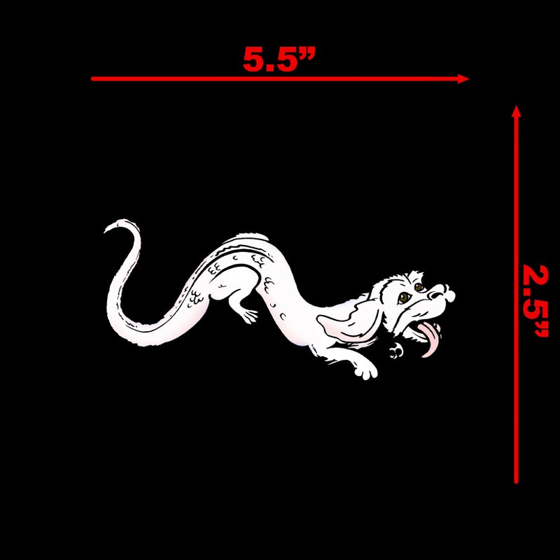 Bargain Max Decals Luck Dragon Sticker Decal Notebook Car Laptop 5.5"x2.5" (Color) - Image 4