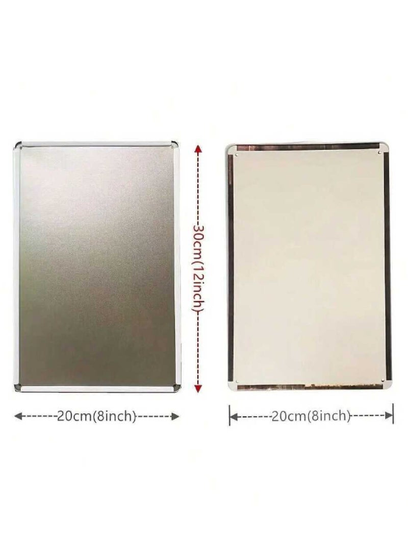 971MEDIA No Smoking Vintage Metal Plate for Kitchen Lounge and Club - Image 3