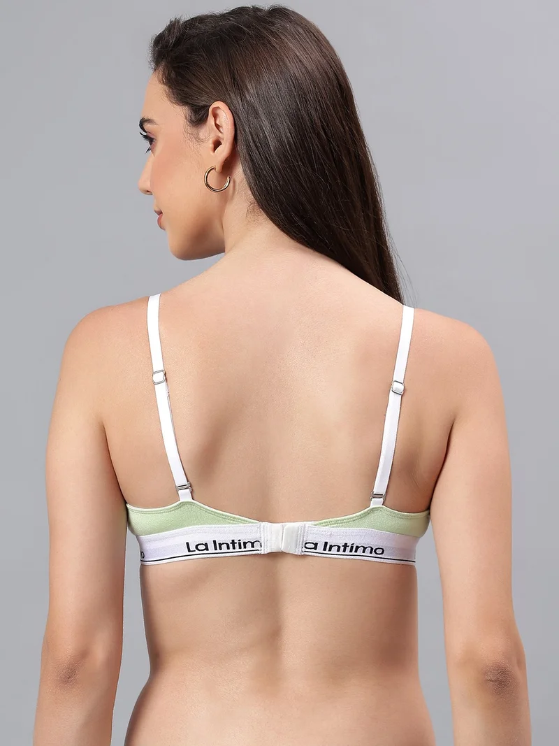 La Intimo Adjustable Straps Semi-Padded Bralette
