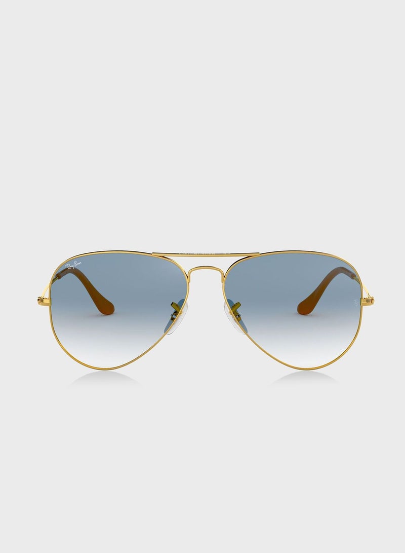 Ray-Ban 0Rb3025 Aviator Large Metal Sunglasses - Image 1