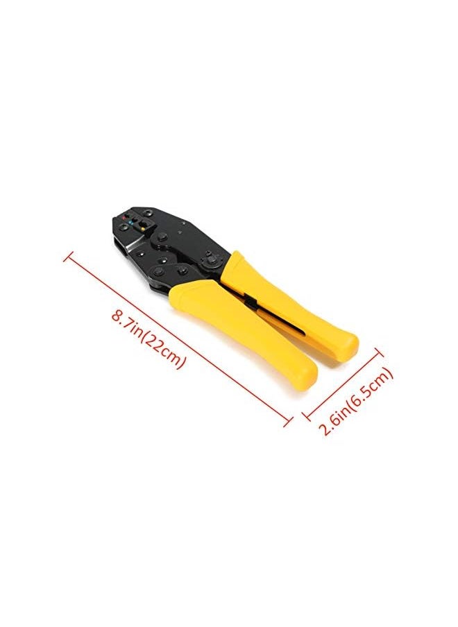 Mengshen Crimping Tool Kit, Ratchet Crimper with 5 Interchangeable Jaws for Insulated Non-Insulated Terminals, Oxford Bag Packing  - Image 2
