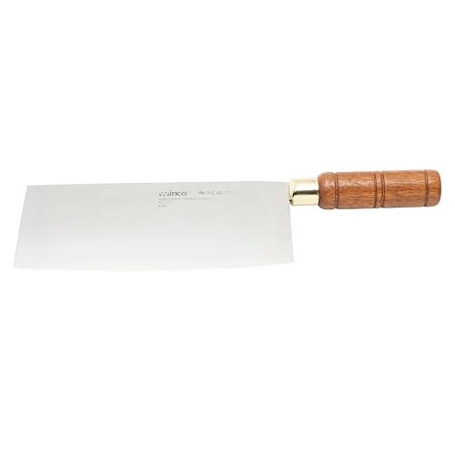 Winco Blade Chinese Cleaver w wooden handle blade 8x3 overall length 12