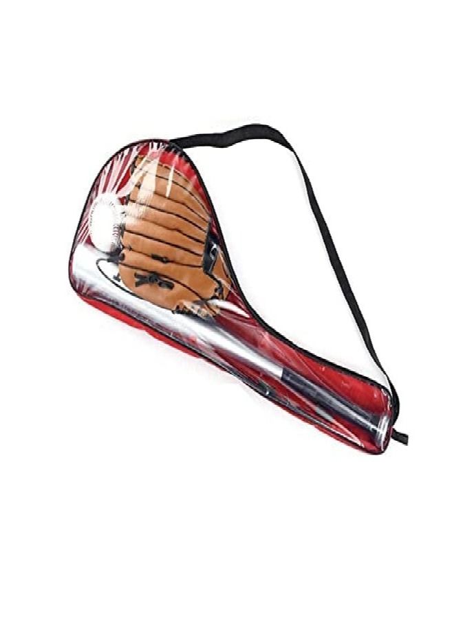 ULTIMAX Baseball bat with Lightweight Aluminum Alloy Baseball Bat and Glove, Teens Baseballs Set with Ball Carry Bag Safe & Durable Ideal Gift Choice for all Player Baseball Gloves 30 inches-Silver - Image 1