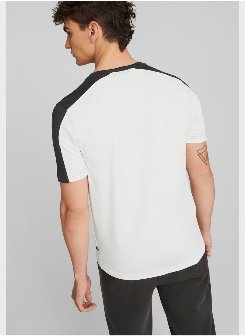 PUMA - Essential Block X Tape T-Shirt - Image 1