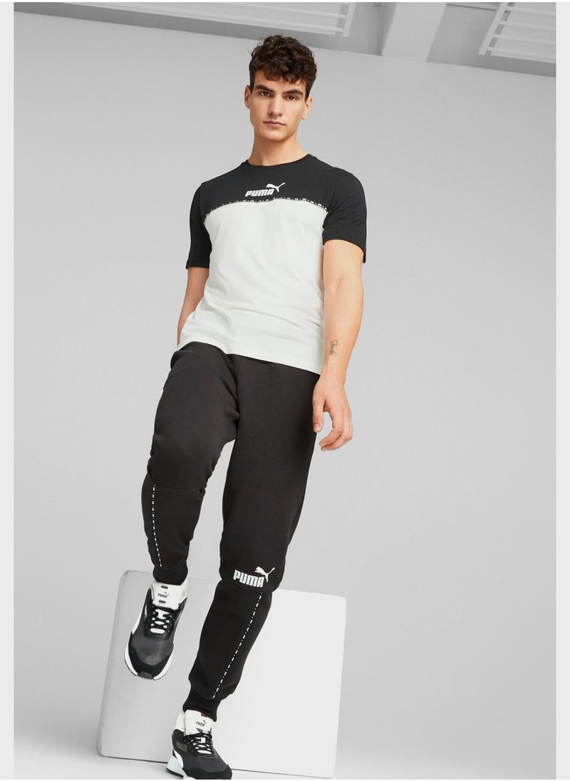 PUMA - Essential Block X Tape T-Shirt - Image 1
